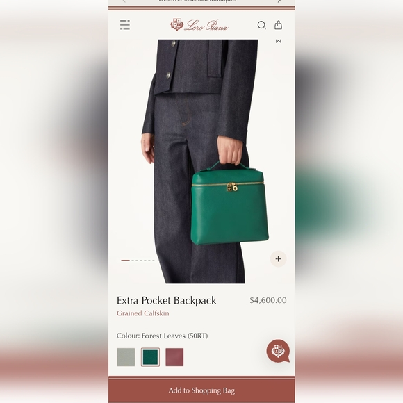 Loro piana extra pocket packpack - Picture 14 of 16